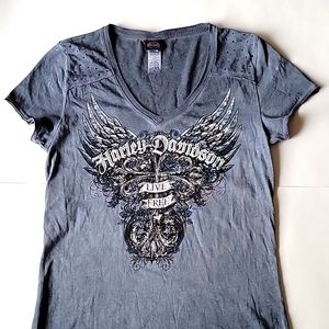 Harley Davidson Bling T-shirt